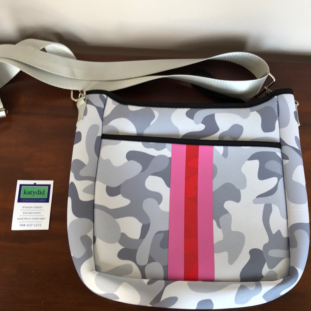 P&H Neoprene Crossbody Bag White Camo